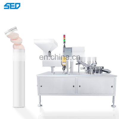 Nice Price Effervescent Tablet Counting And Filling Sealing Machine