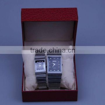 couple quartz watch gift set for romantic valentine