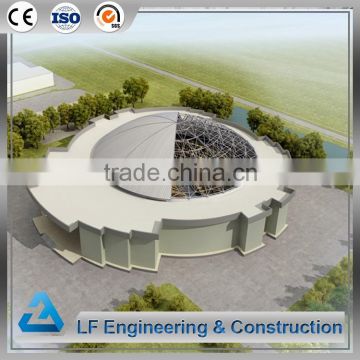 New design large span dome space frame for conference hall