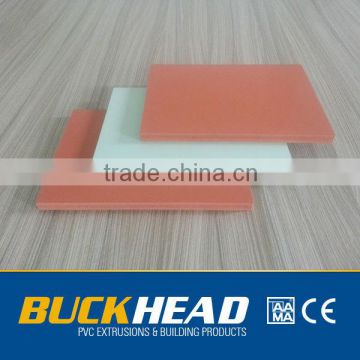Construction high density plastic board fascia