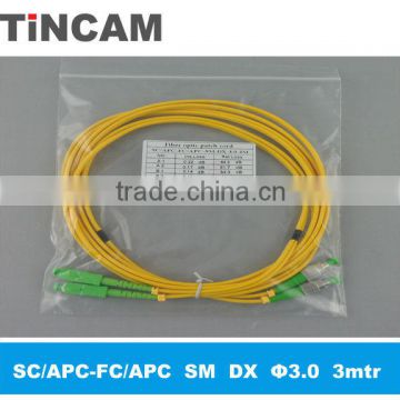 SC/APC single mode fiber jumper with LSZH jacket