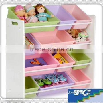 Kids Natural and Primary Toy Organizer and Storage Bins