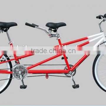 26 inch tandem bike / single speed tandem bicycle / aluminum alloy bike rims