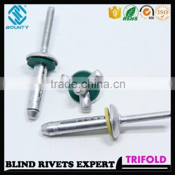 HIGH QUALITY FACTORY WATERPROOF TRI-FOLD RIVETS FOR GLASS CURTAIN WALL