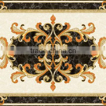 hot sale pictures porcelain golden carpet tiles decorated 1200*1800MM