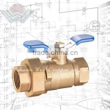 WORLD COPPER Bronze ball valve with hose end