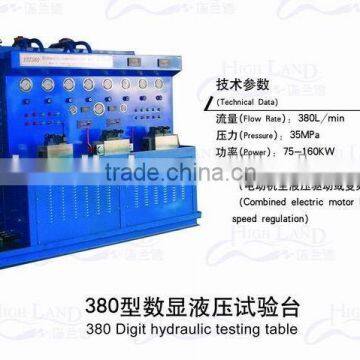 380 Digit hydraulic test bench in container