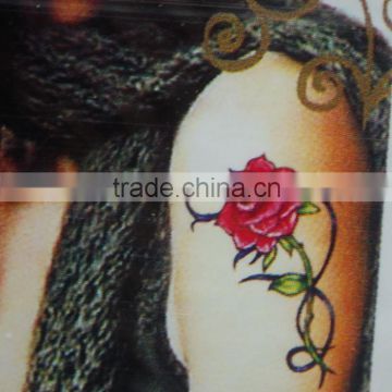 DIY product beautiful flower non-toxic waterproof tattoo sticker for women hands
