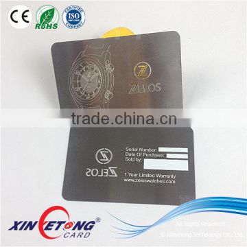 Metal Card Stainless steel card identification vip card