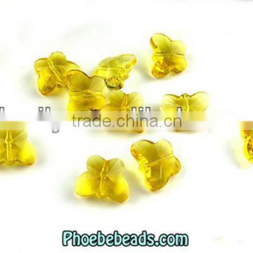 Wholesale Colorful Transparent Butterfly Marguerite Beads For Clothes PMC-CB004