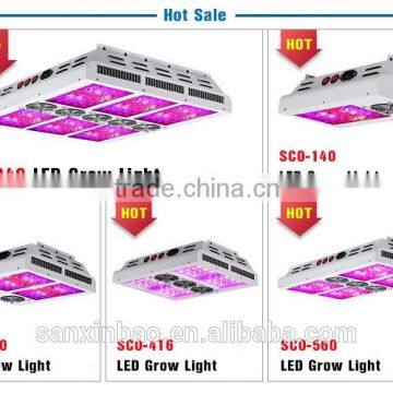 LED grow light, 3 modes for 3 growth stage. suitable for flower room, indoor garden. Saga Sco-560w