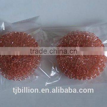 Cheap price copper coated scourer new technology product in china