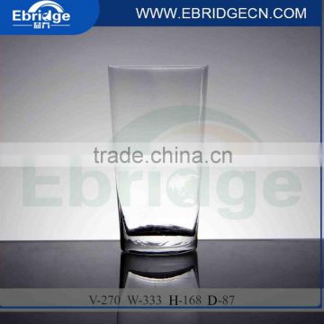 270ml round clear drinking water glass cups drinking glass made in China