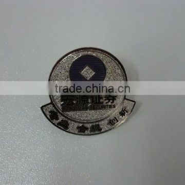 Metallic Thread Embroidered Badge