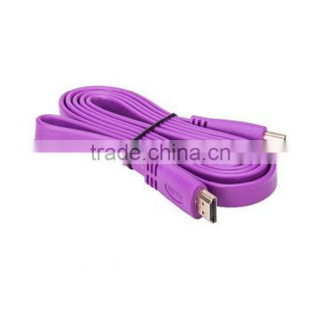 1.5m High speed flat HDMI 1.4v to HDMI cable for HDTV