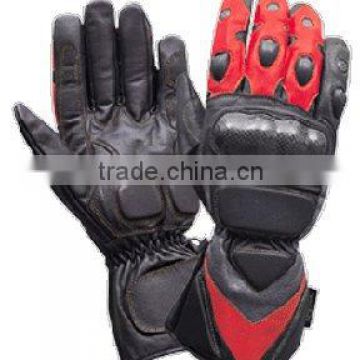 DL-1488 Leather Motorbike Racing Gloves