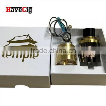 Gift item 26650 mechanical mod Temple rda atomizer from China HaveCig