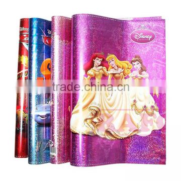 Pvc book cover design, book printing,plastic book cover material(BLY8-0001BC)