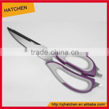 KS026AS 2016 LFGB Certificated stainless steel colourful kitchen scissors