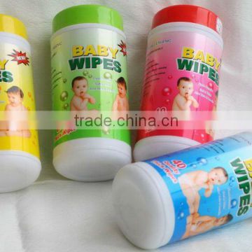TUBE PACKED BABY WIPE, IN CANISTER