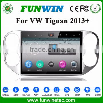 Funwin Android Quad-core DVD car with Android OS 4.4.4 for VW Tiguan car gps multimedia system