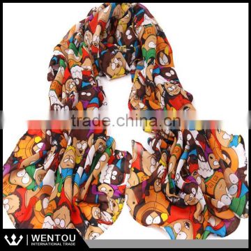 Wholesale Animation scarf