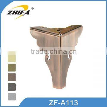 ZHIFA ZF-A113 high quality stainless steel legs for furniture, leg sofa, ottoman feet