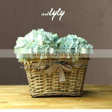 decoratived wicker wholesale flower pots for sale