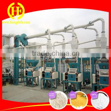 Small scale maize flour mill machine/maize meal processing line