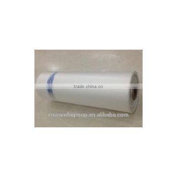 Clear HDPE/LDPE plain pack plastic food bag on roll for supermarket