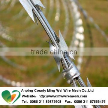 hot dipped galvanized BTO-22 Razor Barbed Wire