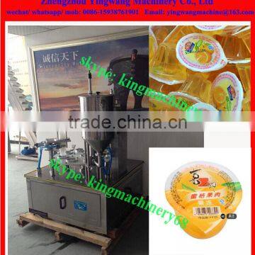 automatic jelly cup filling and sealing machine