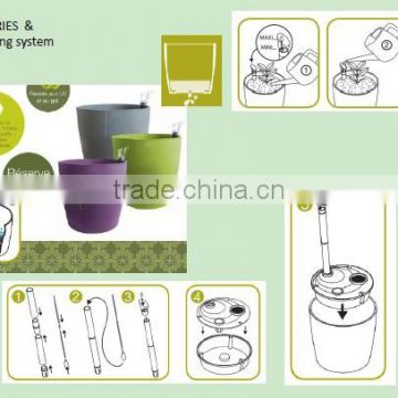 UV Protective Self-watering flower pots wholesale _ GreenShip