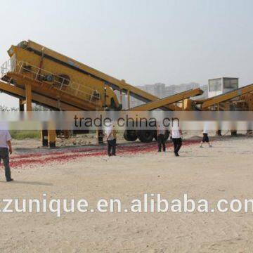 Wheel-Mounted Construction Waste Crushing Plant from Unique Tech
