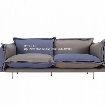 2017 New Design Modern Living Room Leather Sofa Set