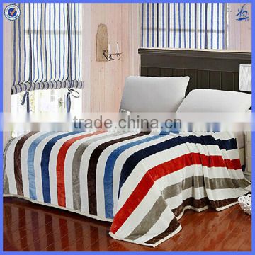 luxury patterned fleece double bed blanket