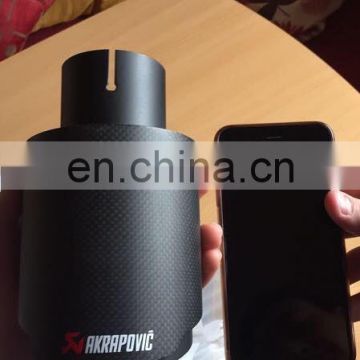 Stainless steel carbon fiber exhaust tip/exhaust tail pipe