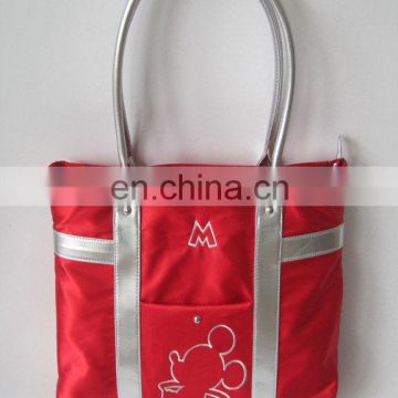 fashion Mickey Mouse print handbag laptop for woman