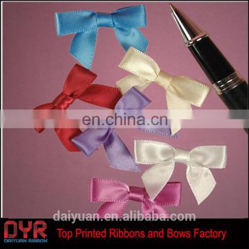 hot sale pink elastic pre tied bow for wine bottle