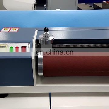 High Quality plastic rubber leather test lab rolling abrasion testing machine