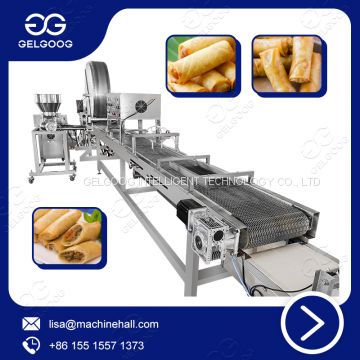 Fully Automatic Spring Roll Machine / Spring Roll Sheet Making Machine Manufacturer
