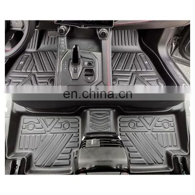 Custom Full Set High Quality 3D TPE Car Floor Mats For Tesla Model 3