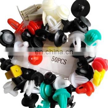 100pcs /bag Mixed Universal Auto Body Clip Push-Type Retainers Automobile Plastic Fastener