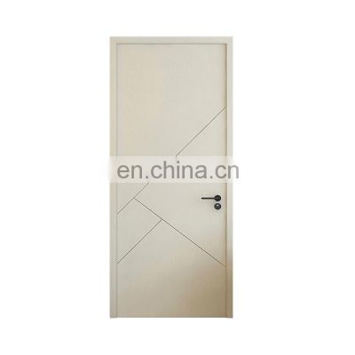 Commercial white modern new design wooden flush solid core cheap interior residential bedroom indoor wood doors