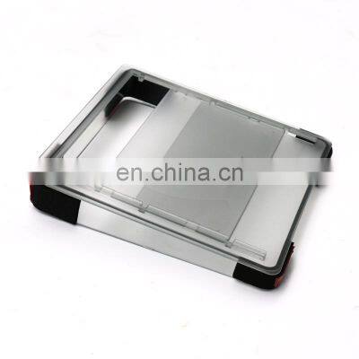 Black And White ABS Hidden Transparent Storage Box For Tesla Model 3