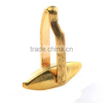 Jewelry accessories Point feet Shape Brass cuff links brass findings