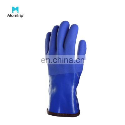 Rubber Material Nitrile Coated Industrial Safety Gloves for Heavy Duty