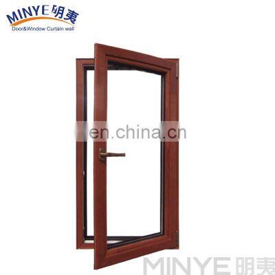 Cheap Price Aluminum Single Hinged Window Bottom Hung Windows Hot Sale