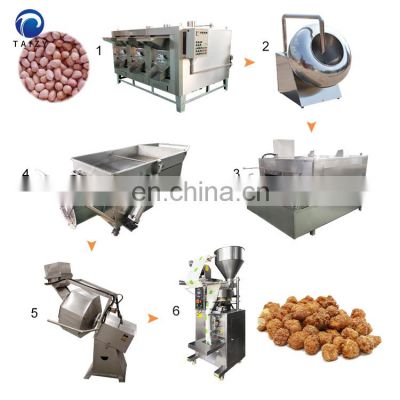 industrial peanut roaster machine yoghurt coated peanuts production line