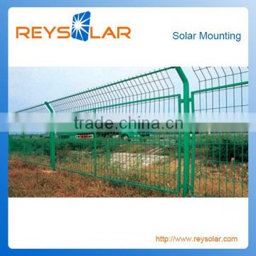 Security Style Net Curved Electronic Galvanized Solar PV Farm Fence